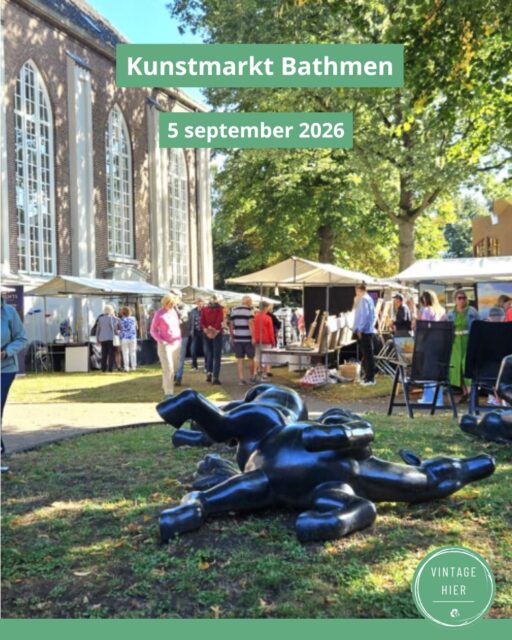 Zaterdag 5 september is het weer tijd voor de Kunstmarkt in Bathmen 🎨✨
Een gezellige dag vol kunst, live muziek en workshops in het centrum van Bathmen. En als je er toch bent: loop vooral even bij ons binnen! 💚 Wij zijn deze dag gewoon open tot 17.00 uur voor de leukste vintage vondsten.
Zien we jou zaterdag ?
#vintagehier #bathmen #kunstmarktbathmen #kunstmarkt