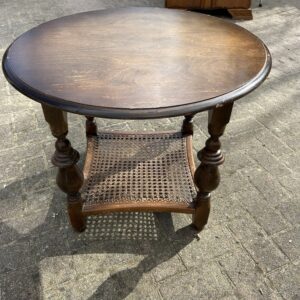 Ronde salontafel met webbing